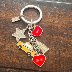 Coach key ring purse charm